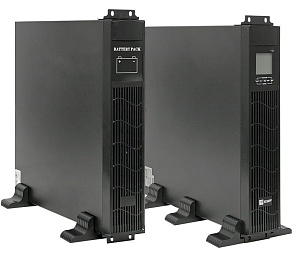 Источник Бесперебойного Питания двойного преобразования E-Power SW900pro-RTB 3000 ВА / 2700 , для монтажа в стойку, c АКБ 8x12В_7 Ач,8 хС13,EPO,RS232, USB, SNMP слот