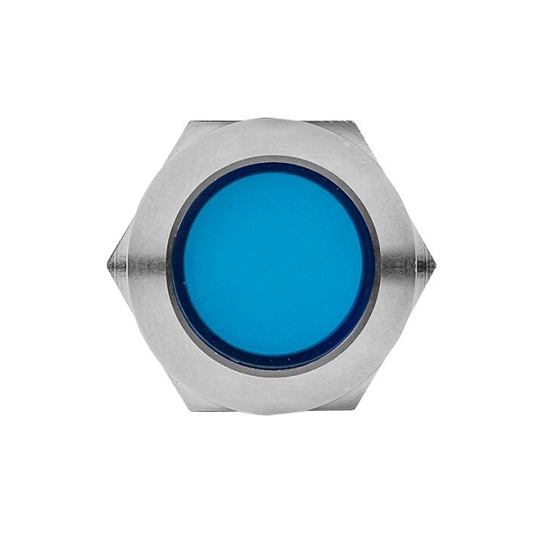 Лампа синяя сигнальная S-Pro67 19 мм 230В EKF PROxima