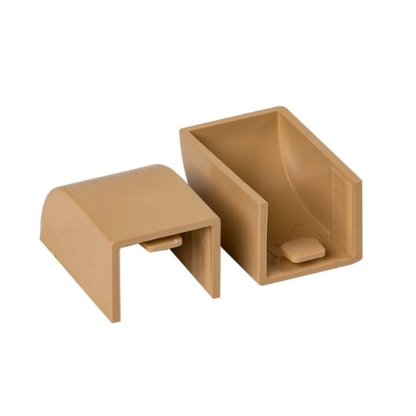 Заглушка (25x16) (4 шт) светлое дерево EKF-Plast 