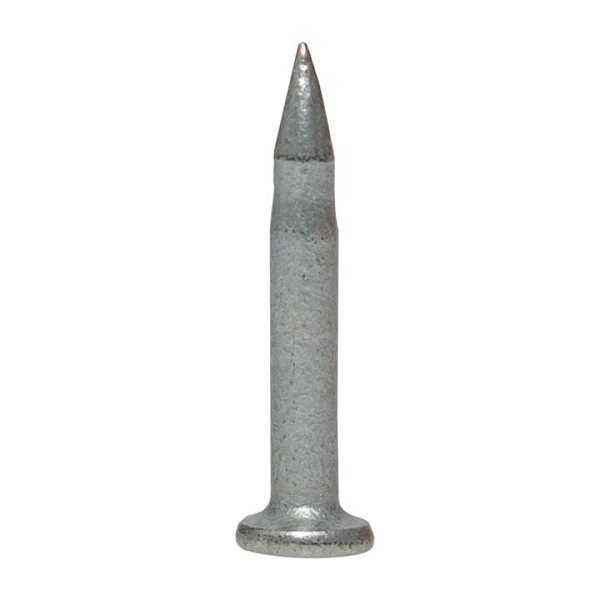 Кованые гвозди по бетону, металлу Bullet Type диаметр 3 мм длина 22 мм, цинкование (1000 шт.)