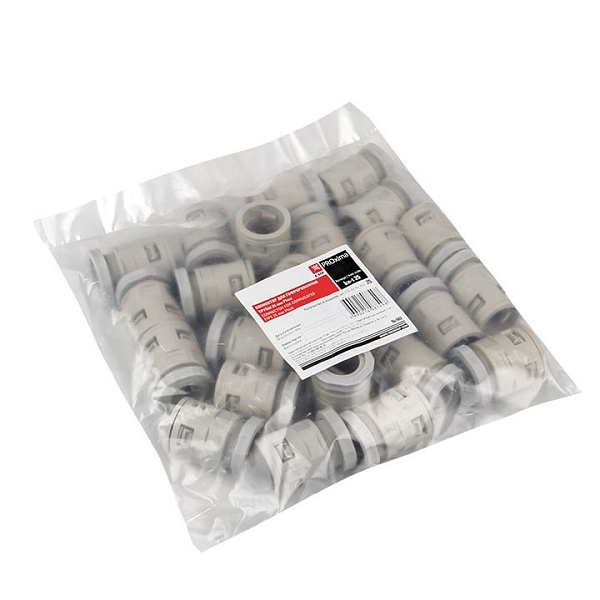 Коннектор для гофрированной трубы (25 мм) (25 шт) EKF-Plast
