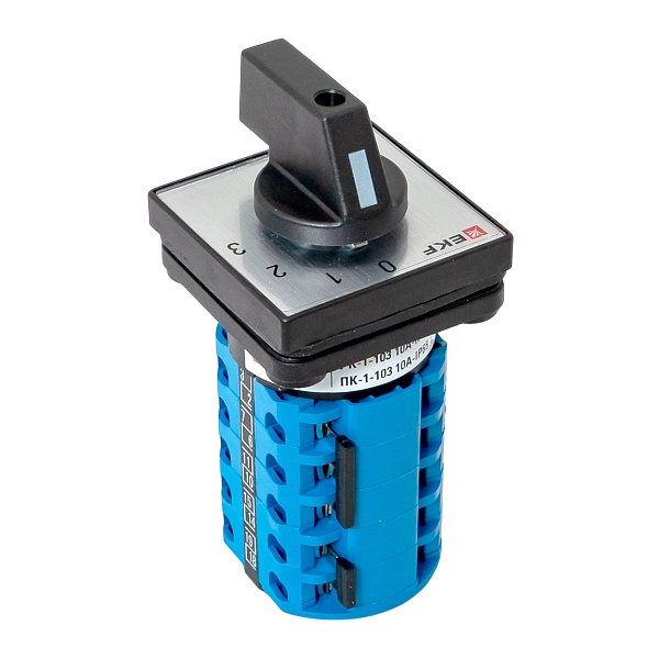 Переключатель кулачковый ПК-1-103 10А 3P «0-1-2-3» IP65 EKF