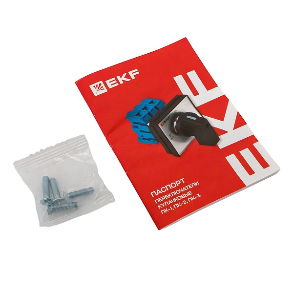Переключатель кулачковый ПК-2-13 63А 3P «ВКЛ-ВЫКЛ» IP65 EKF