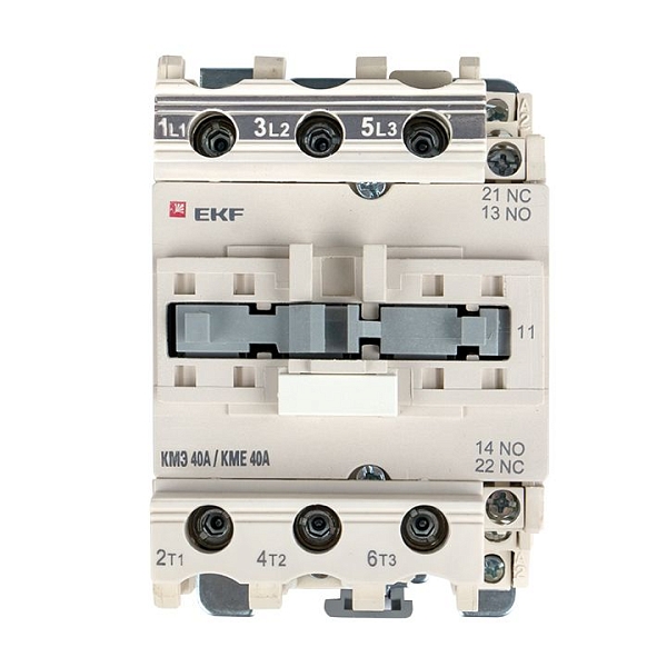 Контактор КМЭ-3 40А 1NO+1NC 110В AC EKF