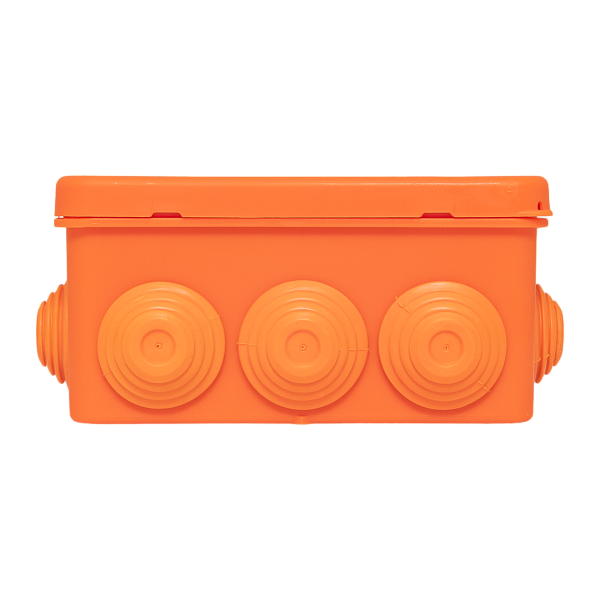 Коробка огнестойкая E45 100x100x50мм с клеммниками 4 полюса 0,5-6мм2 IP55 HF EKF