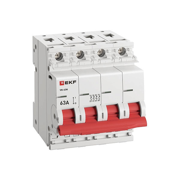 Выключатель нагрузки ВН-63N 4P 63А PROXIMA EKF 