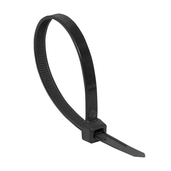 Хомут нейлоновый черный (3,6x250) (100шт.) EKF Basic