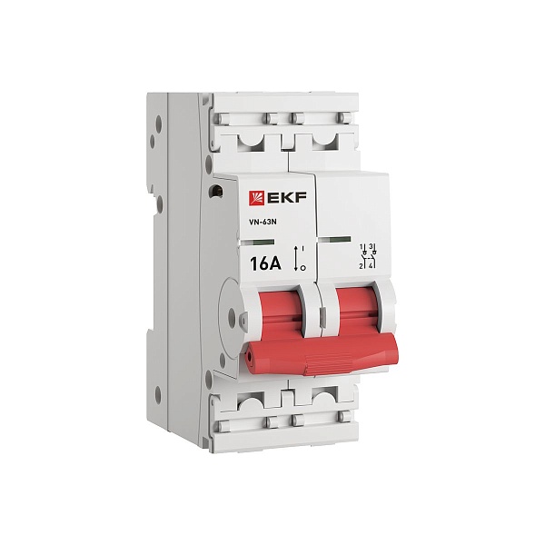 Выключатель нагрузки ВН-63N 2P 16А PROXIMA EKF 